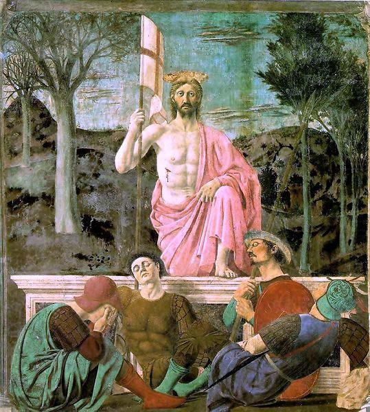 The Resurrection., Piero della Francesca